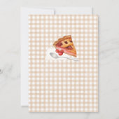 リトルかわいこちゃんパイギンガムベビーシャワー 招待状 (裏面)