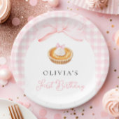 リトルかわいこちゃんパイコケットファースト誕生日 ペーパープレート