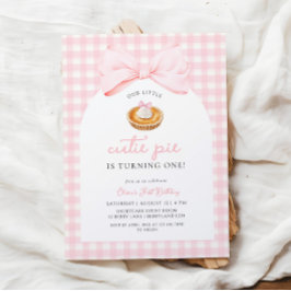 リトルかわいこちゃんパイコケットファースト誕生日 招待状