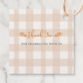 リトルかわいこちゃんパイパンプキンパイ秋ベビーシャワー フェイバータグ (裏面)