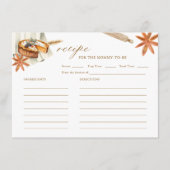 リトルかわいこちゃんパイパーティーパンプキンパイレシピ エンクロージャーカード (正面)