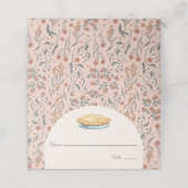 リトルかわいこちゃんパイピンクフローラガールベビーシャワー プレイスカード (外部開封)