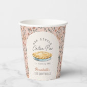 リトルかわいこちゃんパイピンクフローラ1st誕生日 紙コップ (正面)