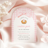 リトルかわいこちゃんパイピンクベビーシャワー 招待状