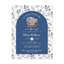 リトルかわいこちゃんパイブルーフローラベビーシャワー