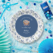 リトルかわいこちゃんパイブルーベリーギンガムベビーシャワー ペーパープレート (パーティー)