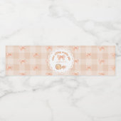 リトルかわいこちゃんパイボウ1st誕生日パーティー ペットボトルラベル (シングルラベル)