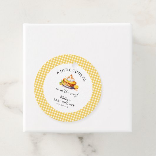 リトルかわいこちゃんパイレモンベビーシャワーのお気に入り フェイバータグ (インサイチュ)