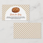 リトルかわいこちゃんパイ感謝祭の本ベビー エンクロージャーカード (正面/裏面)