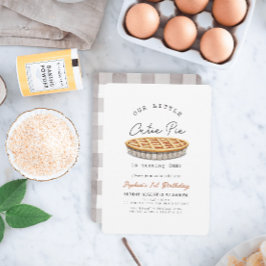 リトルかわいこちゃんパイ感謝祭ホワイトの誕生日1日 招待状