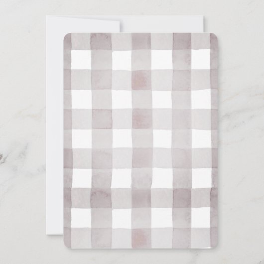 リトルかわいこちゃんパイ感謝祭ホワイトの誕生日1日 招待状 (裏面)