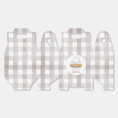 リトルかわいこちゃんパイ感謝祭ホワイトベビーシャワー フェイバーボックス (見開き)