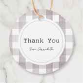 リトルかわいこちゃんパイ感謝祭ホワイト誕生日 フェイバータグ (裏面)