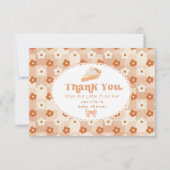 リトルかわいこちゃんパイ男女兼用赤ちゃんシャワー サンキューカード (正面)