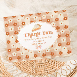 リトルかわいこちゃんパイ男女兼用赤ちゃんシャワー サンキューカード