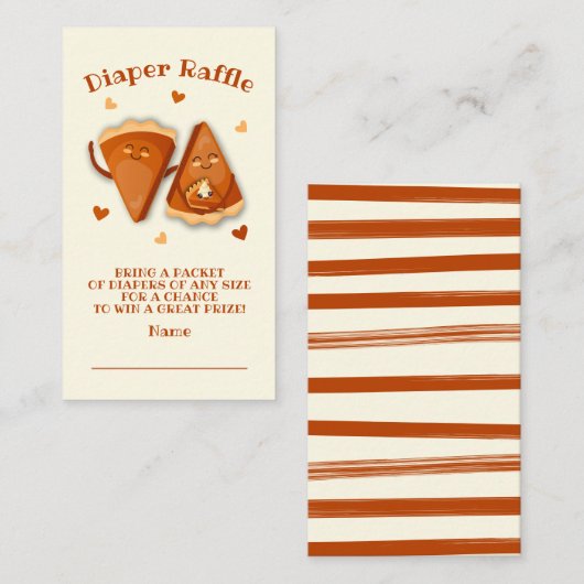 リトルかわいこちゃんパイ秋おむつラッフル 名刺 (正面/裏面)