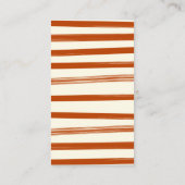 リトルかわいこちゃんパイ秋の本のためのベビー 名刺 (裏面)