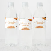 リトルかわいこちゃんパイ秋の赤ちゃんシャワー ペットボトルラベル (ボトル)