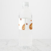 リトルかわいこちゃんパイ秋の赤ちゃんシャワー ペットボトルラベル (裏面)