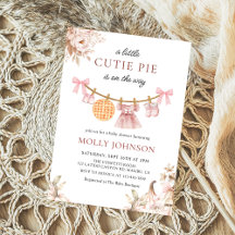 リトルかわいこちゃんパイ秋パンプキンベビーシャワー