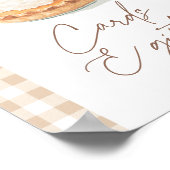 リトルかわいこちゃんパイ秋ベビーシャワーカードとギフト ポスター (角)