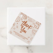 リトルかわいこちゃんパイ秋ベビーシャワースクエア フェイバータグ (インサイチュ)