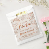 リトルかわいこちゃんパイ秋ベビーシャワー フェイバーバッグ (封をした状態)