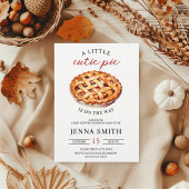 リトルかわいこちゃんパイ秋ベビーシャワー 招待状