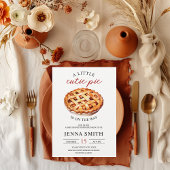 リトルかわいこちゃんパイ秋ベビーシャワー 招待状