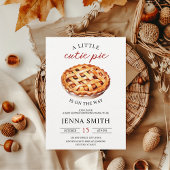 リトルかわいこちゃんパイ秋ベビーシャワー 招待状