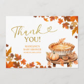 リトルかわいこちゃんパイ紅葉ベビーシャワー エンクロージャーカード (正面)