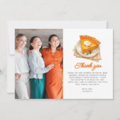 リトルかわいこちゃんパイ素朴ウォーター色ベビーシャワー サンキューカード