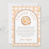 リトルかわいこちゃんパイ誕生日サンキューカード サンキューカード (正面)