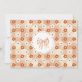 リトルかわいこちゃんパイ誕生日写真サンキューカード 招待状 (裏面)