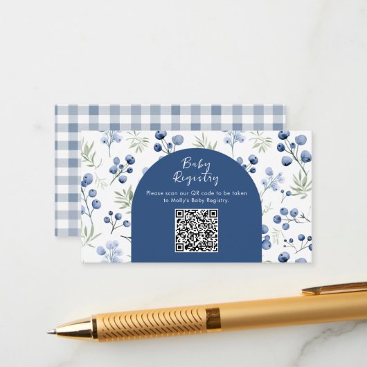 リトルかわいこちゃんパイ赤ちゃんシャワーエンクロージャカード エンクロージャーカード (正面/裏面インサイチュ)