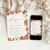 リトルかわいこちゃんパイ赤ちゃんシャワー招待状 招待状