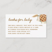 リトルかわいこちゃんパイ赤ちゃんシャワー本ベビー エンクロージャーカード (正面)