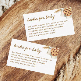 リトルかわいこちゃんパイ赤ちゃんシャワー本ベビー エンクロージャーカード