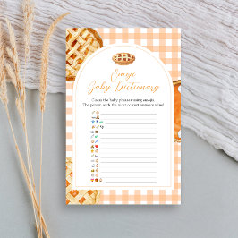 リトルかわいこちゃんパイ赤ちゃんシャワー絵文字ゲーム