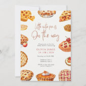 リトルかわいこちゃんパイ赤ちゃんシャワー 招待状 (正面)