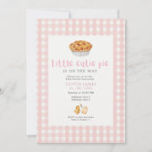 リトルかわいこちゃんパイ赤ちゃんシャワー 招待状 (正面)