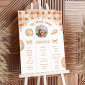 リトルかわいこちゃんパイ1st誕生日フォトマイルストーン ポスター