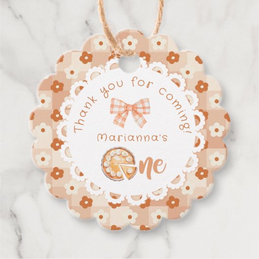 リトルかわいこちゃんパイ1st birtdhayありがとう フェイバータグ (正面)