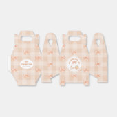 リトルかわいこちゃんパイ2nd birthday ginghamありがとう フェイバーボックス (折り畳みなし)