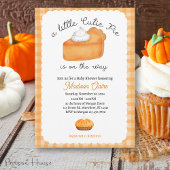 リトルかわいこちゃんパイ – 秋の秋ベビーシャワー 招待状