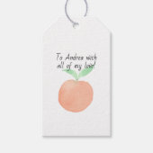 リトルかわいこちゃんパーソナライズされたギフトラベル ギフトタグ (正面)