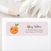 リトルかわいこちゃんピンククレメンチン差出人住所 ラベル (インサイチュ)