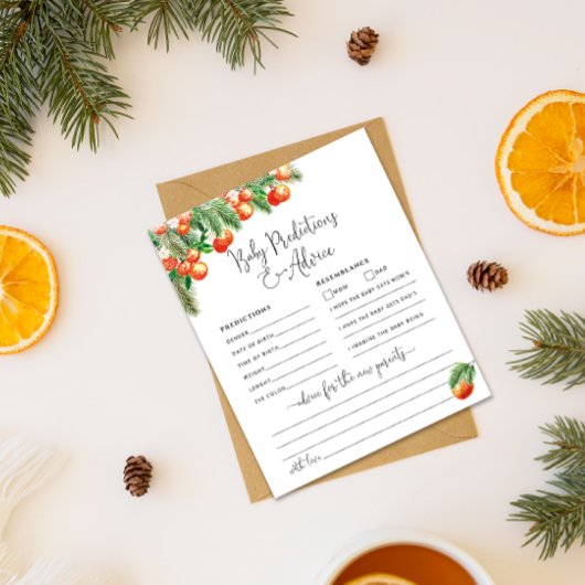 リトルかわいこちゃんピンクベビー予測&アドバイスカード