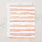 リトルかわいこちゃんピーチは途中ベビーシャワー 招待状 (裏面)