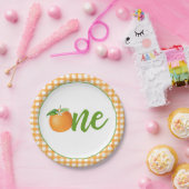 リトルかわいこちゃんファースト誕生日プレート-またはプレイド ペーパープレート (パーティー)